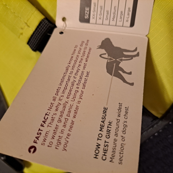 Dog Flotation Vest, NWT, Sz Small, 16-30lbs - Picture 5 of 6